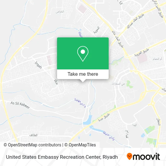 United States Embassy Recreation Center map