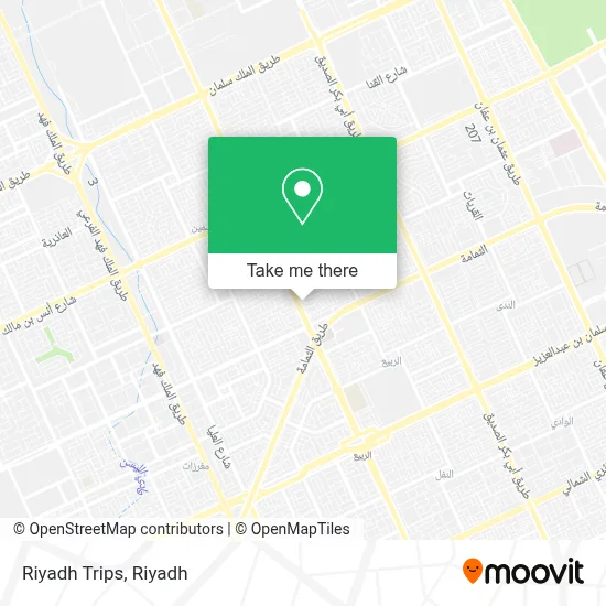Riyadh Trips map