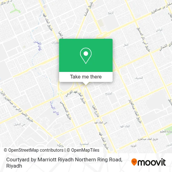Courtyard by Marriott Riyadh Northern Ring Road map