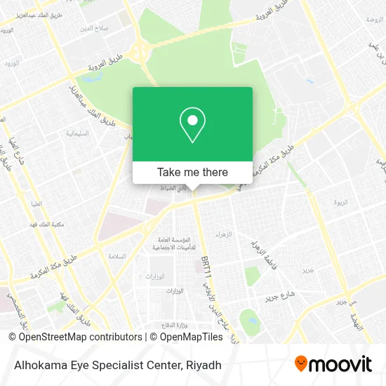 Alhokama Eye Specialist Center map