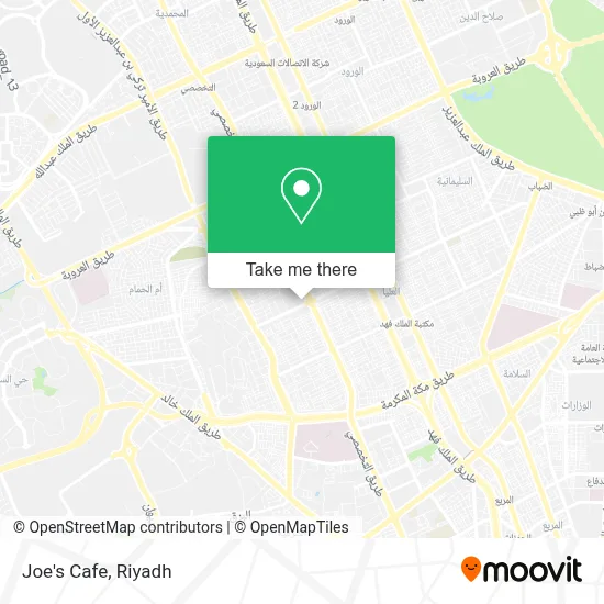 Joe's Cafe map