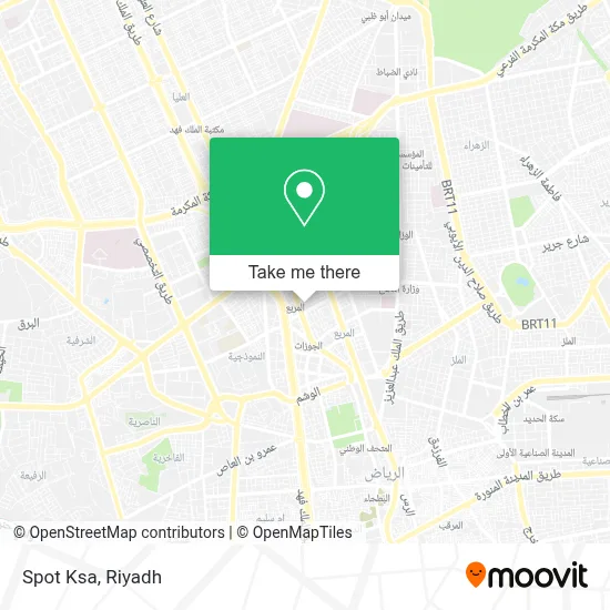Spot Ksa map