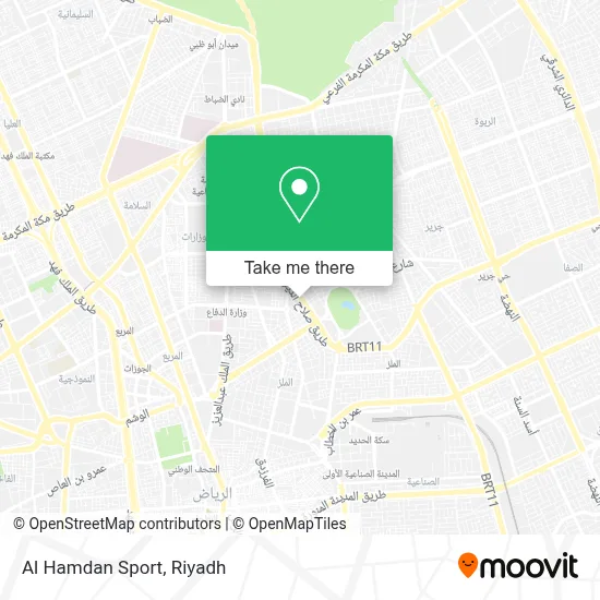 Al Hamdan Sport map