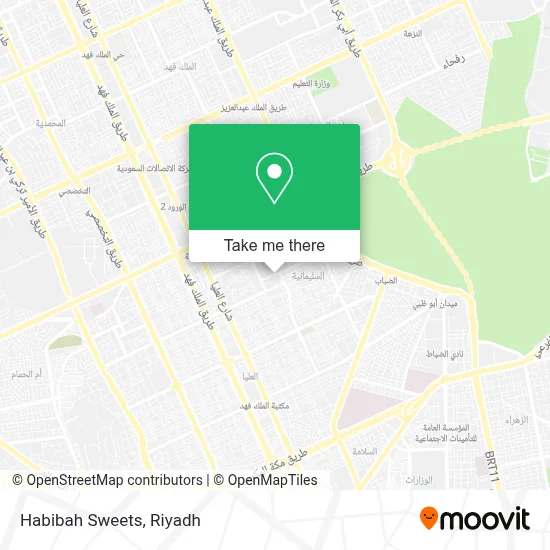 Habibah Sweets map