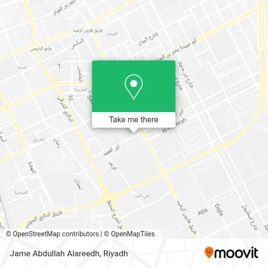 Jame Abdullah Alareedh map