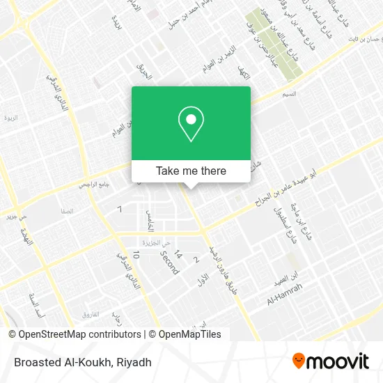 Broasted Al-Koukh map