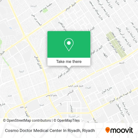 Cosmo Doctor Medical Center In Riyadh map