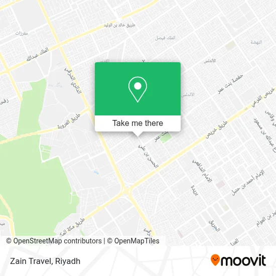 Zain Travel map