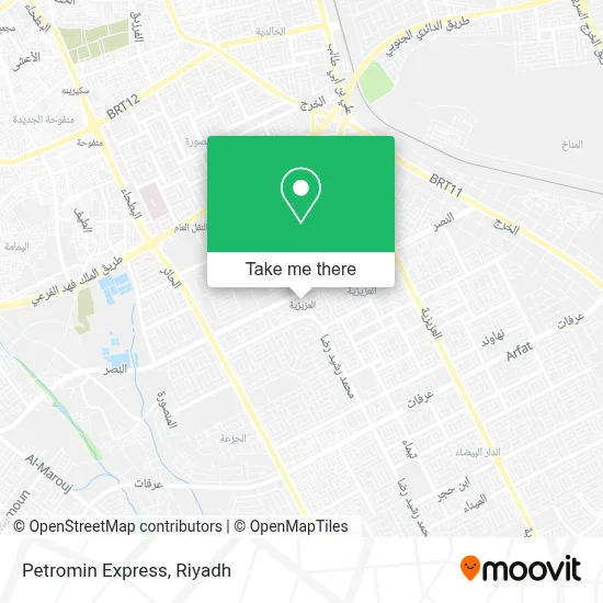 Petromin Express map