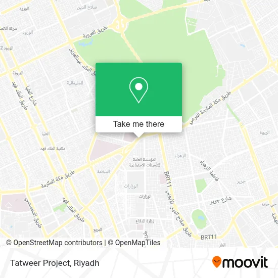 Tatweer Project map