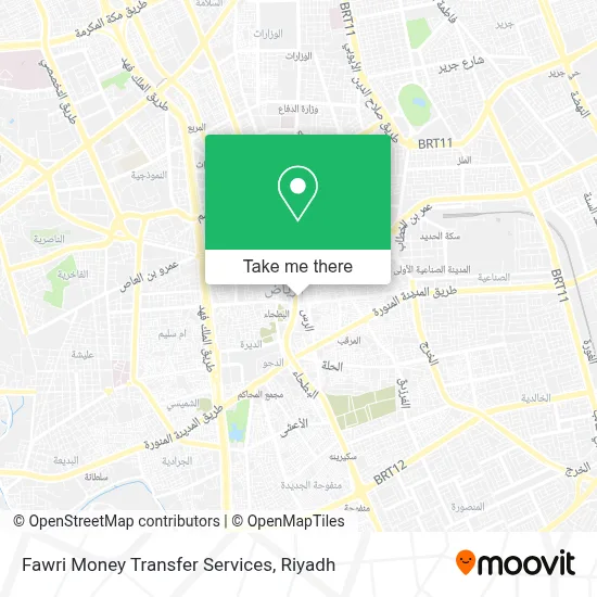 Fawri Money Transfer Services map