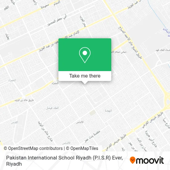 Pakistan International School Riyadh (P.I.S.R)  Ever map