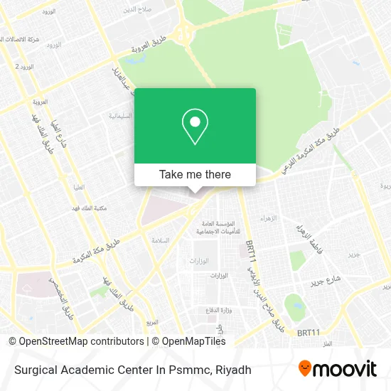 Surgical Academic Center In Psmmc map