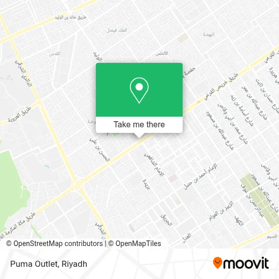 Puma Outlet map
