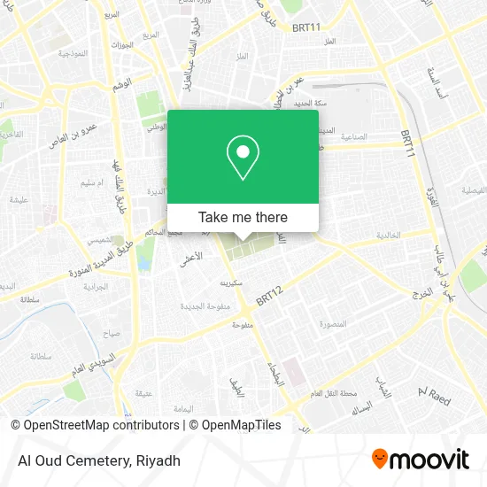 Al Oud Cemetery map