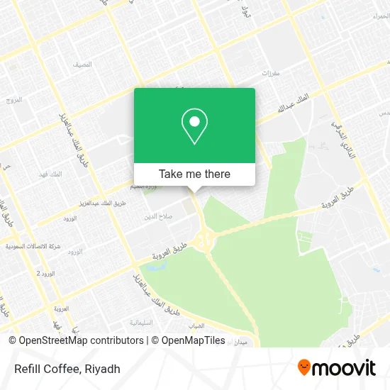 Refill Coffee map