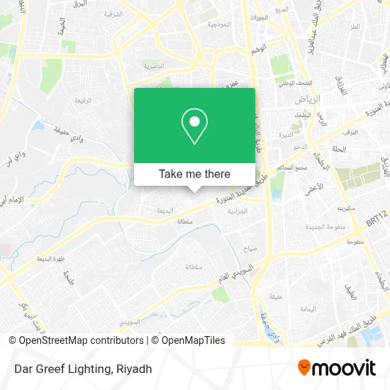 Dar Greef Lighting map