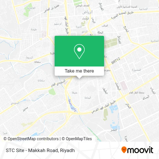 STC Site - Makkah Road map