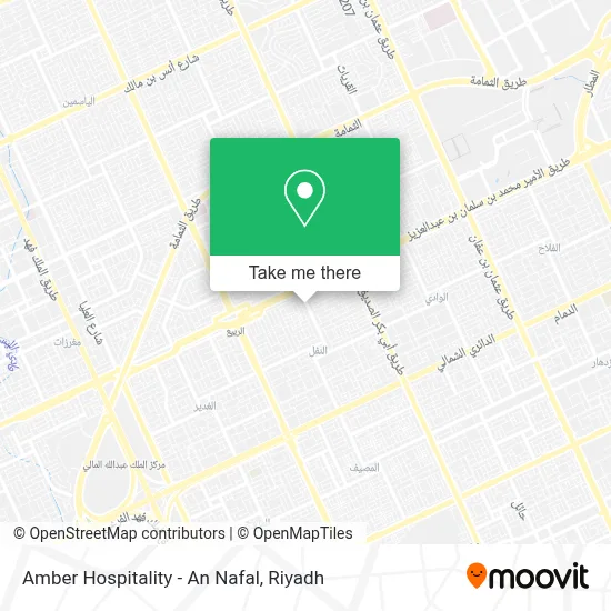 Amber Hospitality - An Nafal map