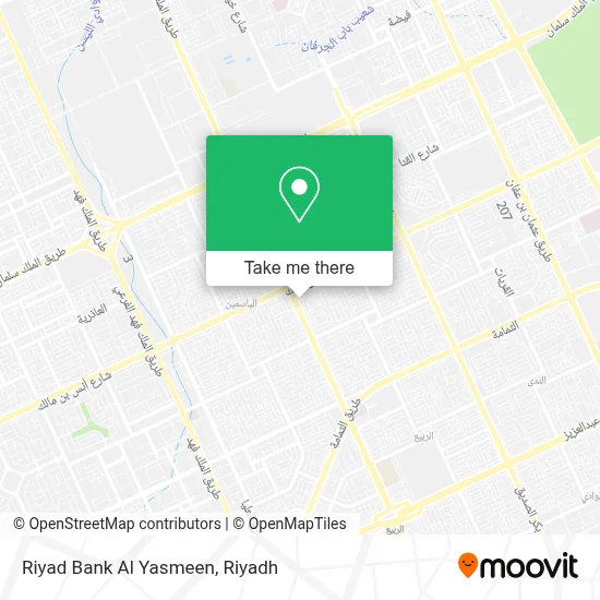 Riyad Bank Al Yasmeen map