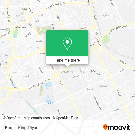 Burger King map
