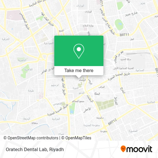 Oratech Dental Lab map