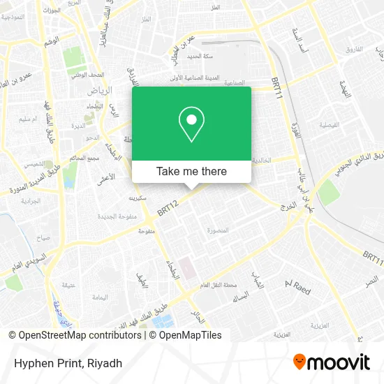 Hyphen Print map