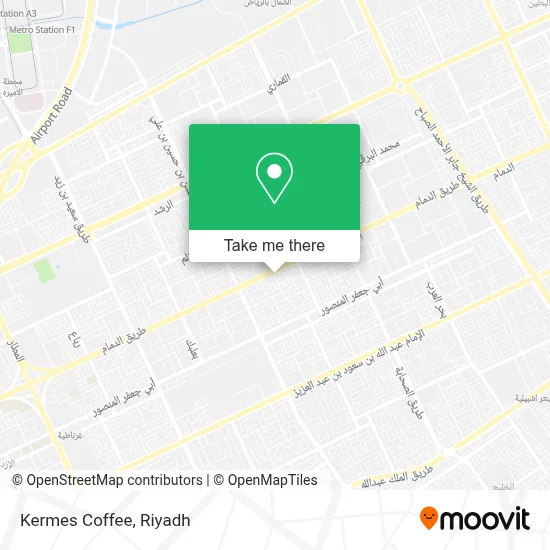 Kermes Coffee map