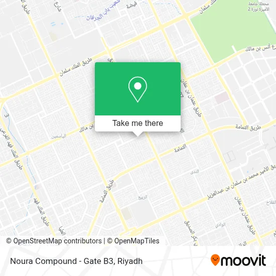 Noura Compound - Gate B3 map