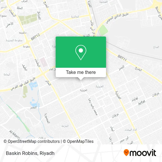 Baskin Robins map