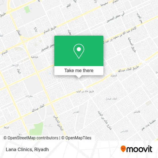 Lana Clinics map