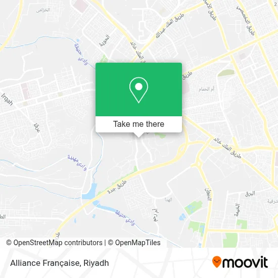 Alliance Française map