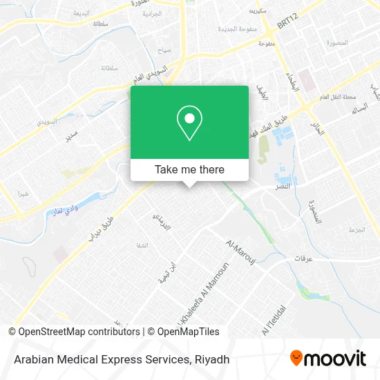 Arabian Medical Express Services map
