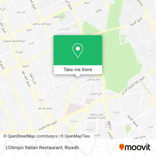 L'Olimpo Italian Restaurant map