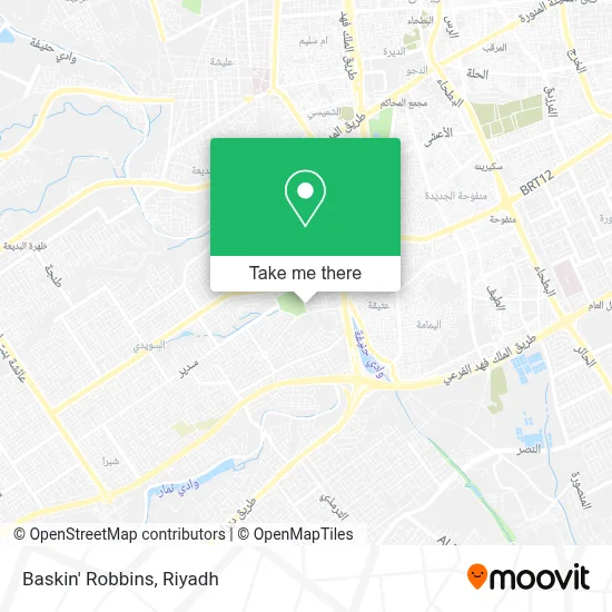 Baskin' Robbins map
