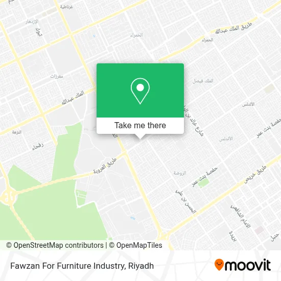 Fawzan For Furniture Industry map