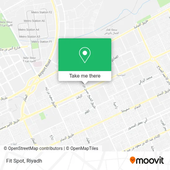 Fit Spot map