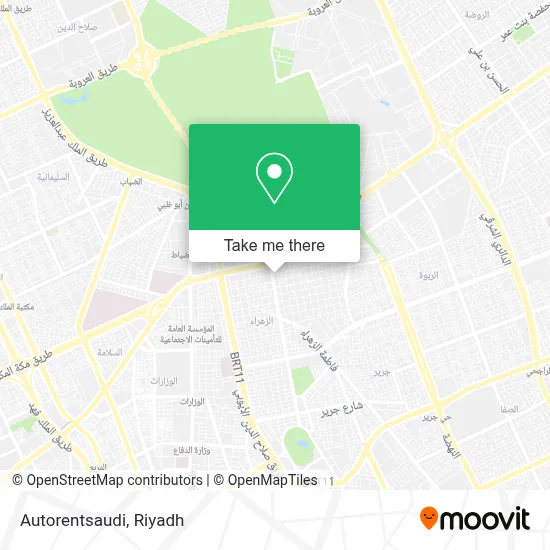 Autorentsaudi map