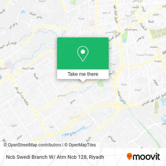 Ncb Swedi Branch W/ Atm Ncb 128 map