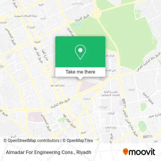 Almadar For Engineering Cons. map