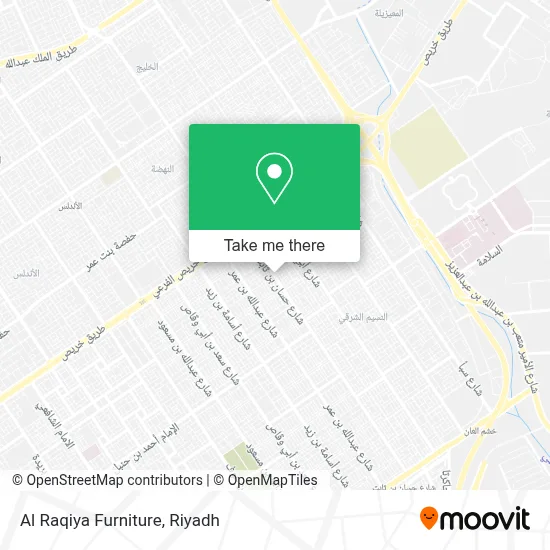 Al Raqiya Furniture map