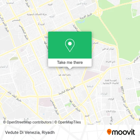 Vedute Di Venezia map
