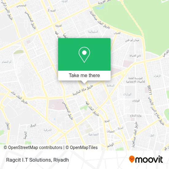 Ragcit I.T Solutions map
