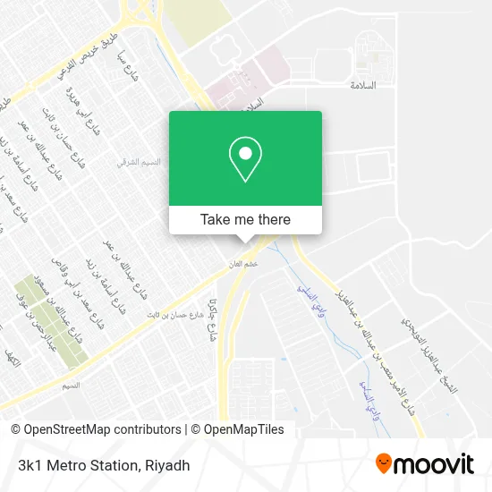 3k1 Metro Station map