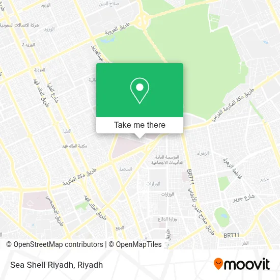 Sea Shell Riyadh map