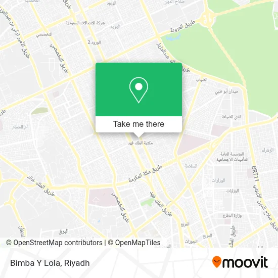 Bimba Y Lola map