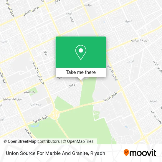 Union Source For Marble And Granite map
