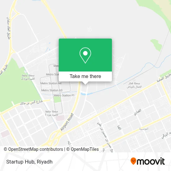 Startup Hub map