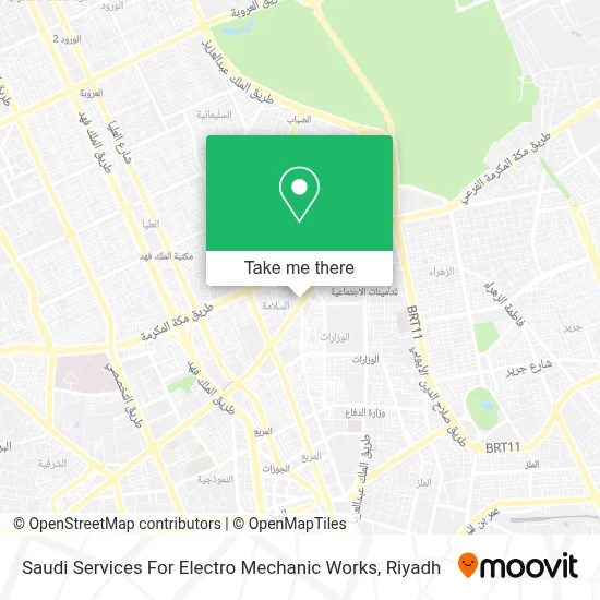 Saudi Services For Electro Mechanic Works map