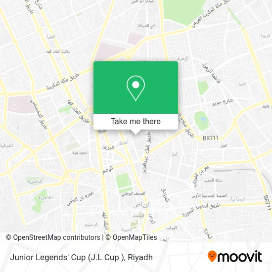 Junior Legends' Cup (J.L Cup ) map